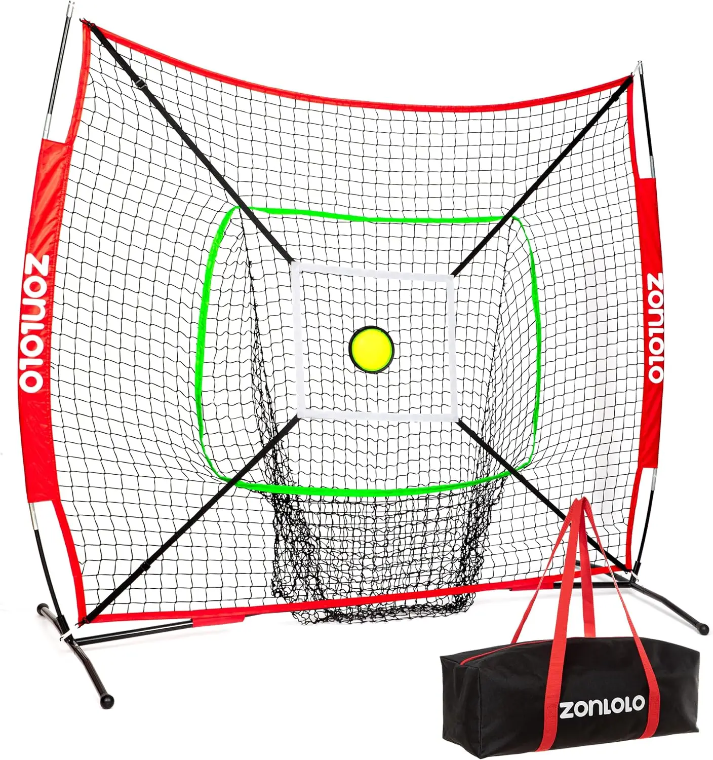 6x6ft Portable Baseball & Softball Practice Net with Target, Sturdy Frame & Carry Bag for Kids
6x6ft Portable Baseball & Softball Practice Net with Target, Sturdy Frame & Carry Bag for Kids