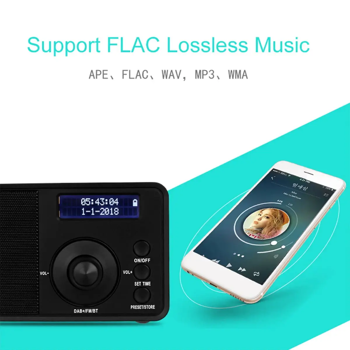 Портативный DAB + цифровой радио, беспроводной Bluetooth стереодинамик, ЖК-дисплей, уличная гарнитура, поддержка будильника, FM AUX, хит продаж
Портативный DAB + цифровой радио, беспроводной Bluetooth стереодинамик, ЖК-дисплей, уличная гарнитура, поддержка будильника, FM AUX, хит продаж