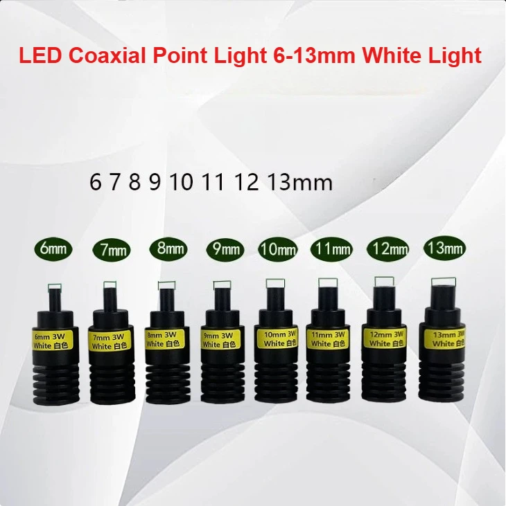 LED Coaxial Point Light Source 6-13mm White Light Industrial Camera Fill Lamp Brightness Adjustable
LED Coaxial Point Light Source 6-13mm White Light Industrial Camera Fill Lamp Brightness Adjustable