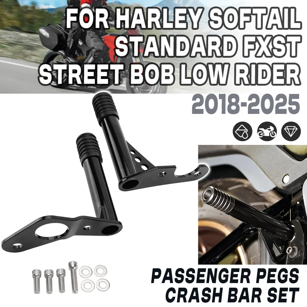 Motorcycles Rear Crash Bar Footpegs Engine Guard Frame Protector For Harley Softail Standard FXST Street Bob Low Rider Fat Bob
Motorcycles Rear Crash Bar Footpegs Engine Guard Frame Protector For Harley Softail Standard FXST Street Bob Low Rider Fat Bob