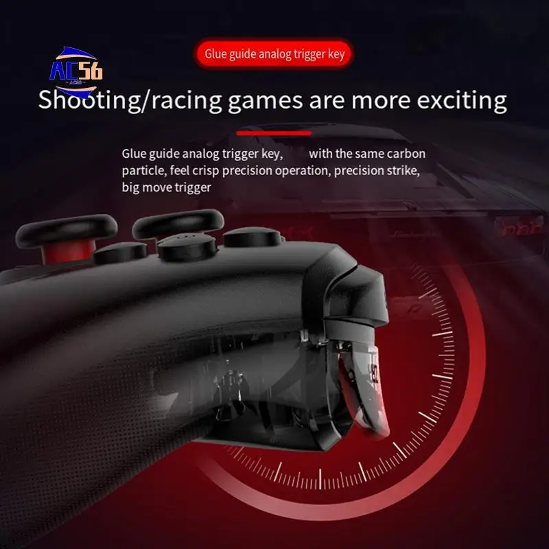 AC56-Z02 Геймпад для Bluetooth Холл Джойстик Соматосенсорная непрерывная вибрация волос для Android IOS Switch Геймпад
AC56-Z02 Геймпад для Bluetooth Холл Джойстик Соматосенсорная непрерывная вибрация волос для Android IOS Switch Геймпад