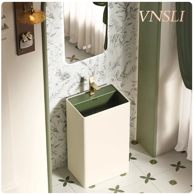 CX small apartment integrated ceramic column basin high-end wash basin B & B bathroom beige floor-to-ceiling washbasin
CX small apartment integrated ceramic column basin high-end wash basin B & B bathroom beige floor-to-ceiling washbasin