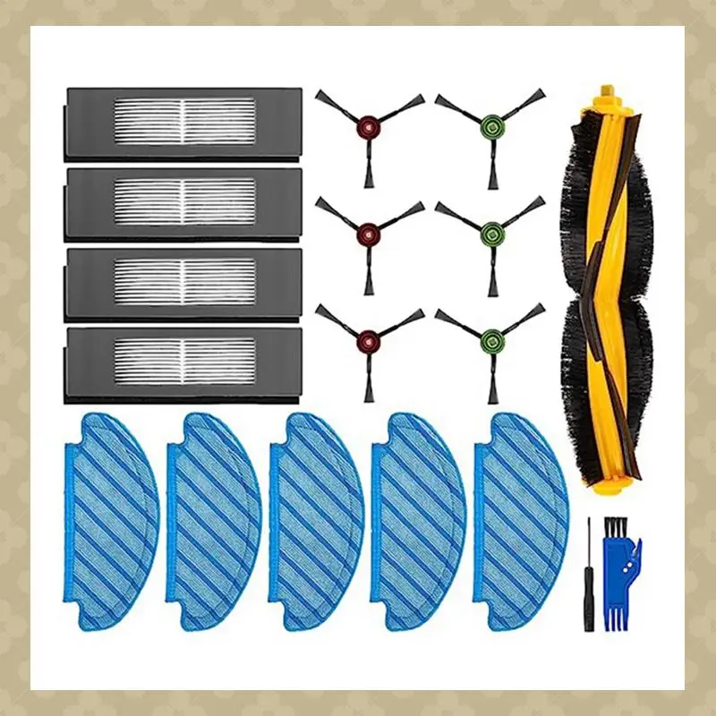 AB45 1 комплект сменных аксессуаров для Ecovacs Cobos Sweeper OZMO T8, боковая щетка, рулонная щетка, тряпка для чистки, аксессуары для фильтра
AB45 1 комплект сменных аксессуаров для Ecovacs Cobos Sweeper OZMO T8, боковая щетка, рулонная щетка, тряпка для чистки, аксессуары для фильтра