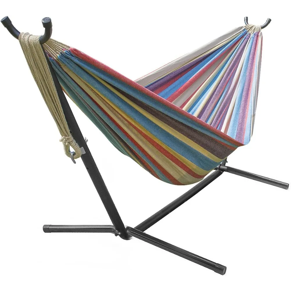 Sorbus 2-Person Luxury Hammock with Steel Stand- Premium Cotton Blend 60" Large Bed- Heavy Duty 450lbs Portable w/Carrying
Sorbus 2-Person Luxury Hammock with Steel Stand- Premium Cotton Blend 60" Large Bed- Heavy Duty 450lbs Portable w/Carrying