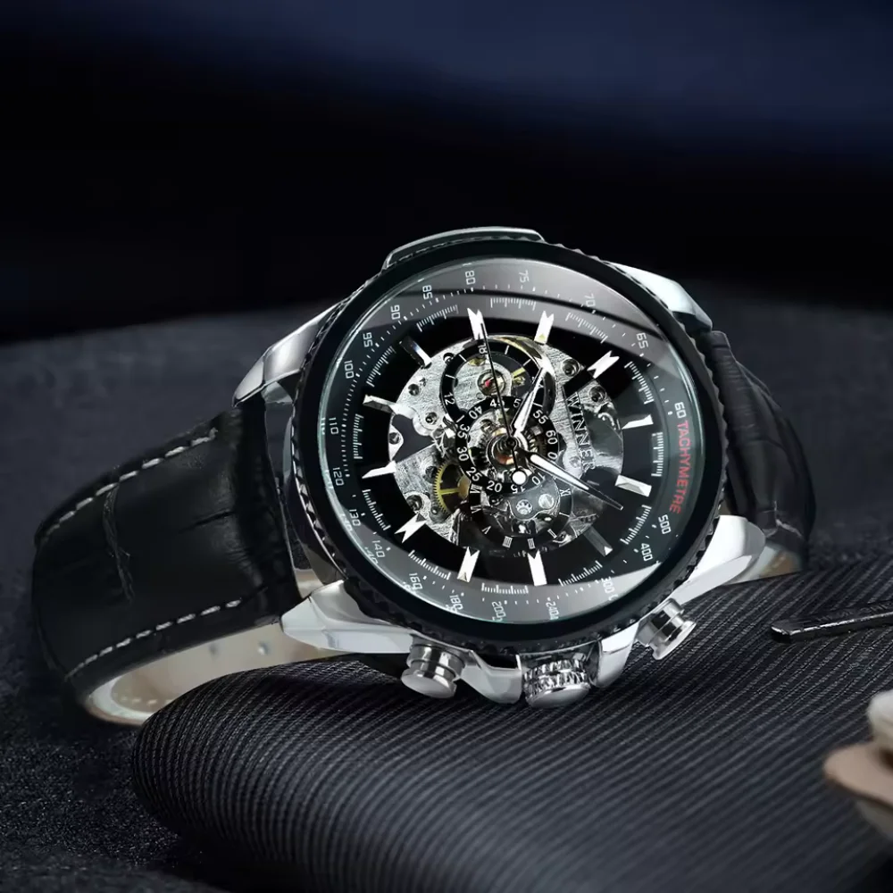 Military Skull Men's Automatic Watch Luminous Hands Sports Steampunk Mechanical Watch Luxury Brand Leather Strap
Military Skull Men's Automatic Watch Luminous Hands Sports Steampunk Mechanical Watch Luxury Brand Leather Strap