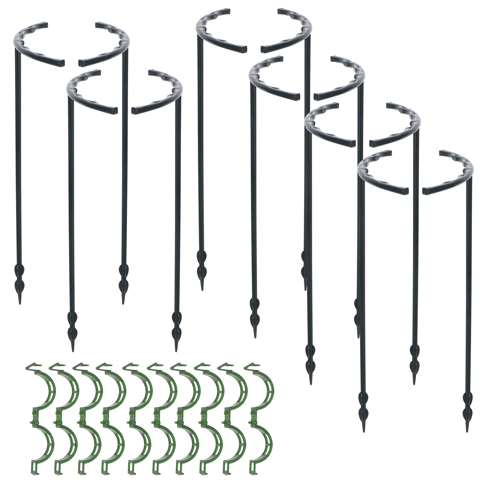 1Set Half Round PVC Plant Support Stakes Climbing Clips for Indoor Outdoor Garden Flower Vines Durable Wear Resistant Plant
1Set Half Round PVC Plant Support Stakes Climbing Clips for Indoor Outdoor Garden Flower Vines Durable Wear Resistant Plant