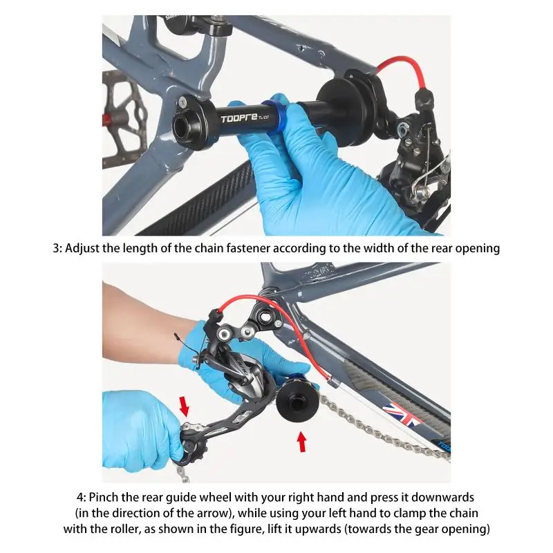 1Pcs Quick Relase Frame Chain Maintenance Tools Bike Dummy Hub Axle Chain Master Chain Cleaning Holder Heeper For 12mm Thru Axle
1Pcs Quick Relase Frame Chain Maintenance Tools Bike Dummy Hub Axle Chain Master Chain Cleaning Holder Heeper For 12mm Thru Axle