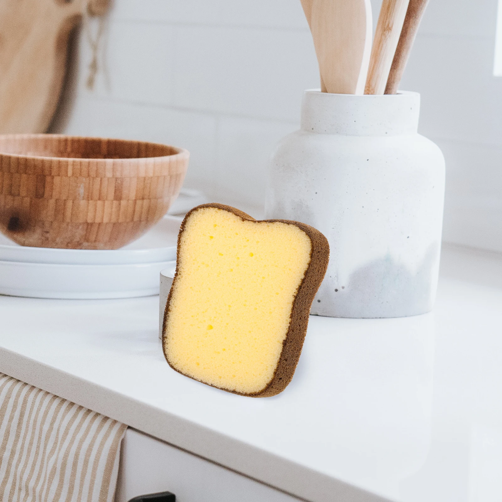 2Pcs Cleaning Sponge Reusable Kitchen Sponges for Dishes White Core Double Sided Effective Dirt Removal Bread Shape Pads Scrub
2Pcs Cleaning Sponge Reusable Kitchen Sponges for Dishes White Core Double Sided Effective Dirt Removal Bread Shape Pads Scrub