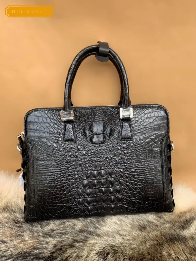 Men Designer Crocodile Skin Genuine Leather Zipper Satchels Business Shoulder Handbag Laptop Men Fashion Vintage Crossbody Bag
Men Designer Crocodile Skin Genuine Leather Zipper Satchels Business Shoulder Handbag Laptop Men Fashion Vintage Crossbody Bag