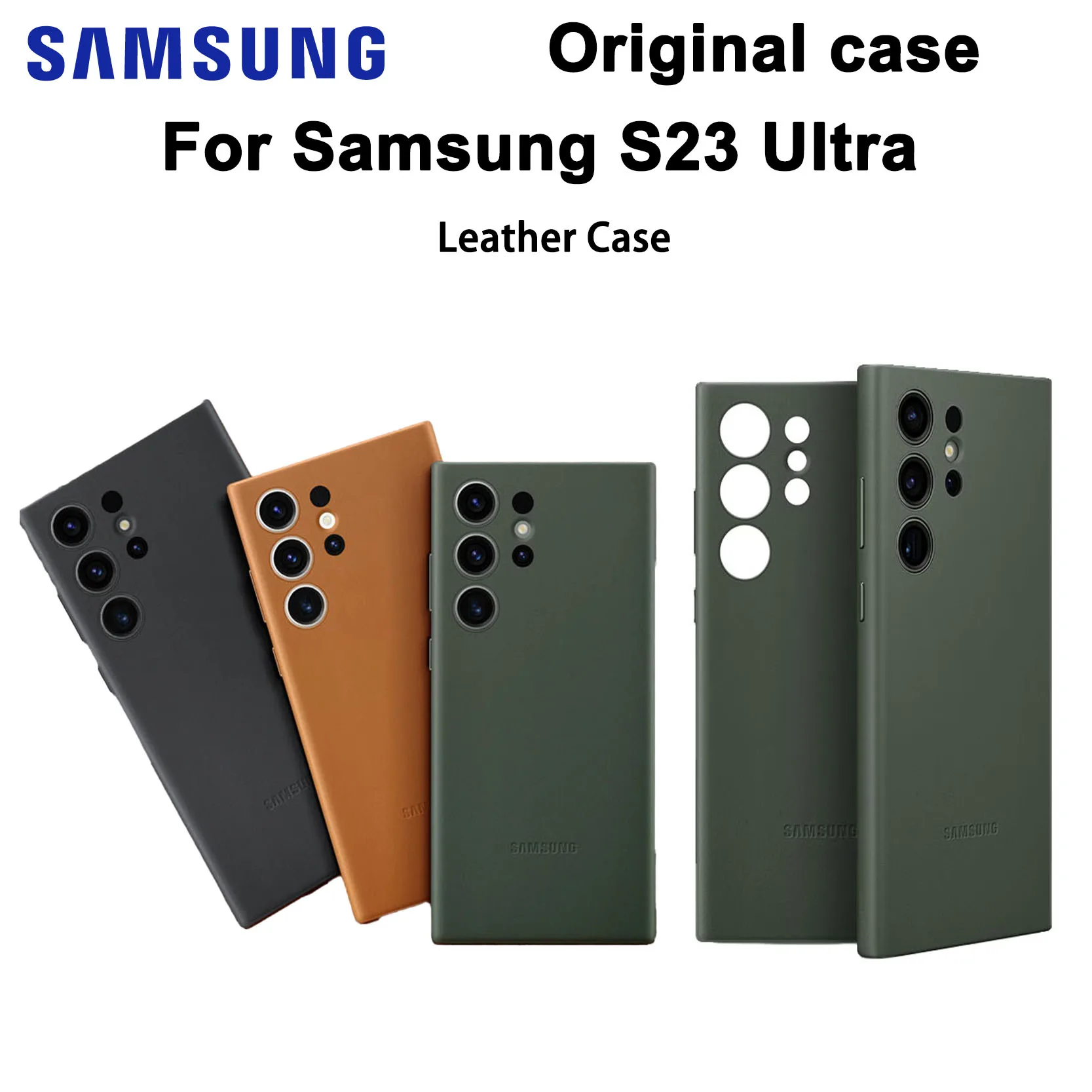 Original Samsung Galaxy S23 Ultra Leather Case Genuine Leather High Quality Shockproof Cover Phone Protection
Original Samsung Galaxy S23 Ultra Leather Case Genuine Leather High Quality Shockproof Cover Phone Protection