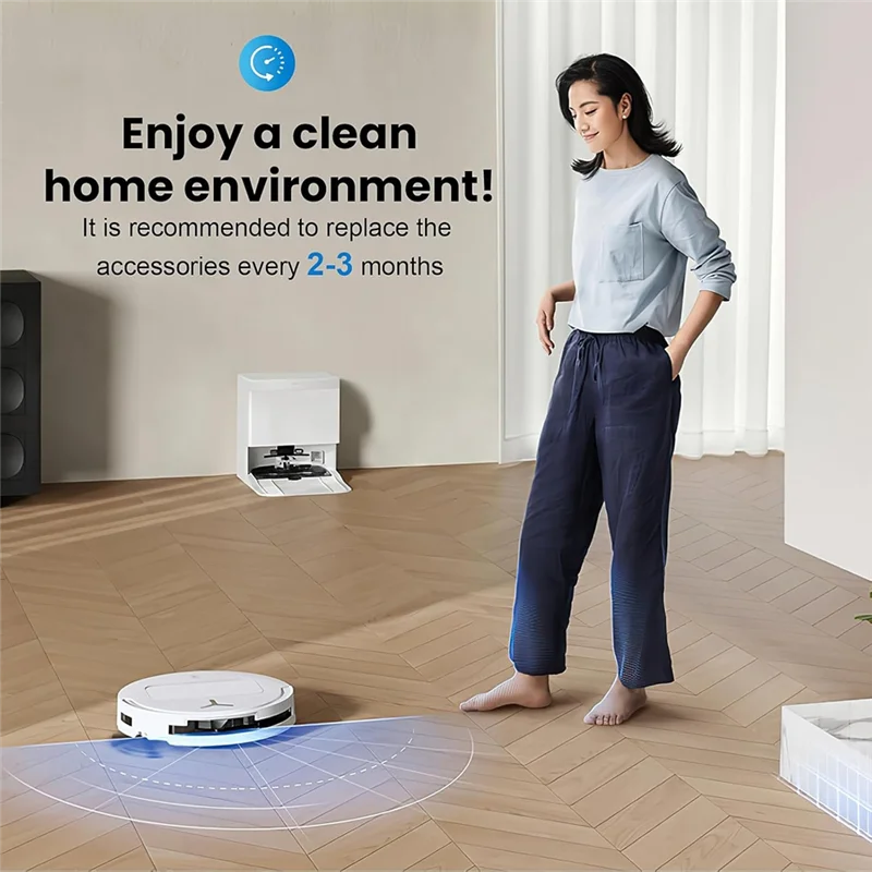 A74E-24 Pcs Replacement Parts For Ecovacs Deebot T50 Max Pro Omni/T50 Pro Omni/T50 Max/T50 Pro/T50 Omni Robot Vacuum
A74E-24 Pcs Replacement Parts For Ecovacs Deebot T50 Max Pro Omni/T50 Pro Omni/T50 Max/T50 Pro/T50 Omni Robot Vacuum