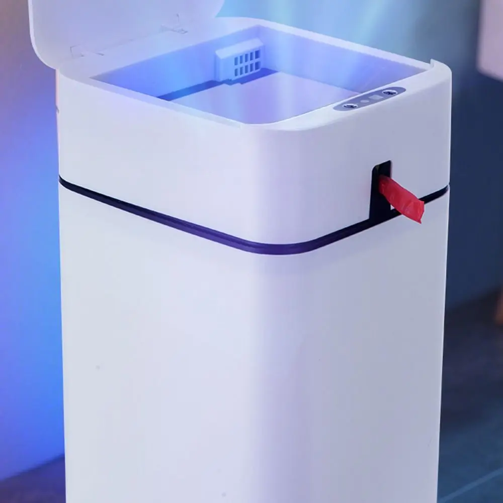 Мусорный бак с датчиком движения 18 л, автоматический индукционный водонепроницаемый мусорный бак с автоматическим уплотнением, без помощи рук, с крышкой, умный мусорный бак
Мусорный бак с датчиком движения 18 л, автоматический индукционный водонепроницаемый мусорный бак с автоматическим уплотнением, без помощи рук, с крышкой, умный мусорный бак