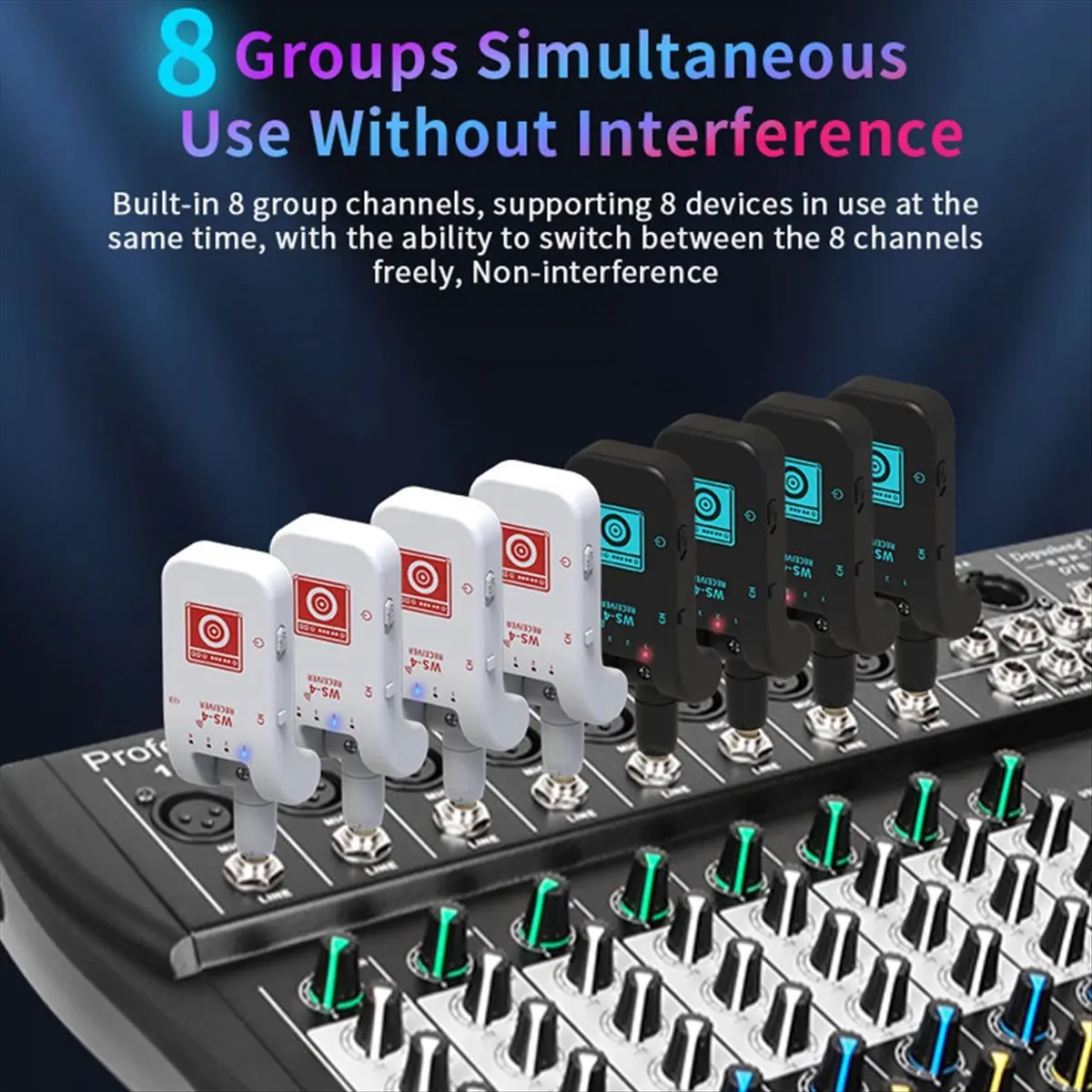 A61P New 2.4G Guitar Wireless Transceiver Electric Blowpipe Audio Transmission Transceiver 8 Channels Duration 10 Hours A
A61P New 2.4G Guitar Wireless Transceiver Electric Blowpipe Audio Transmission Transceiver 8 Channels Duration 10 Hours A