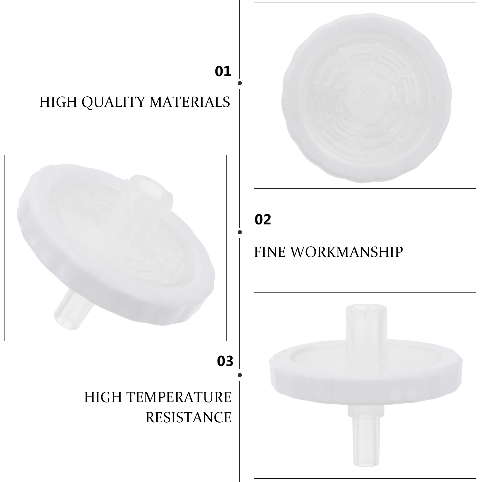 100pcs Polyethersulfone Filter High Flow Low Extractables Syringe Filtration Device Disposable Plastic Holder
100pcs Polyethersulfone Filter High Flow Low Extractables Syringe Filtration Device Disposable Plastic Holder
