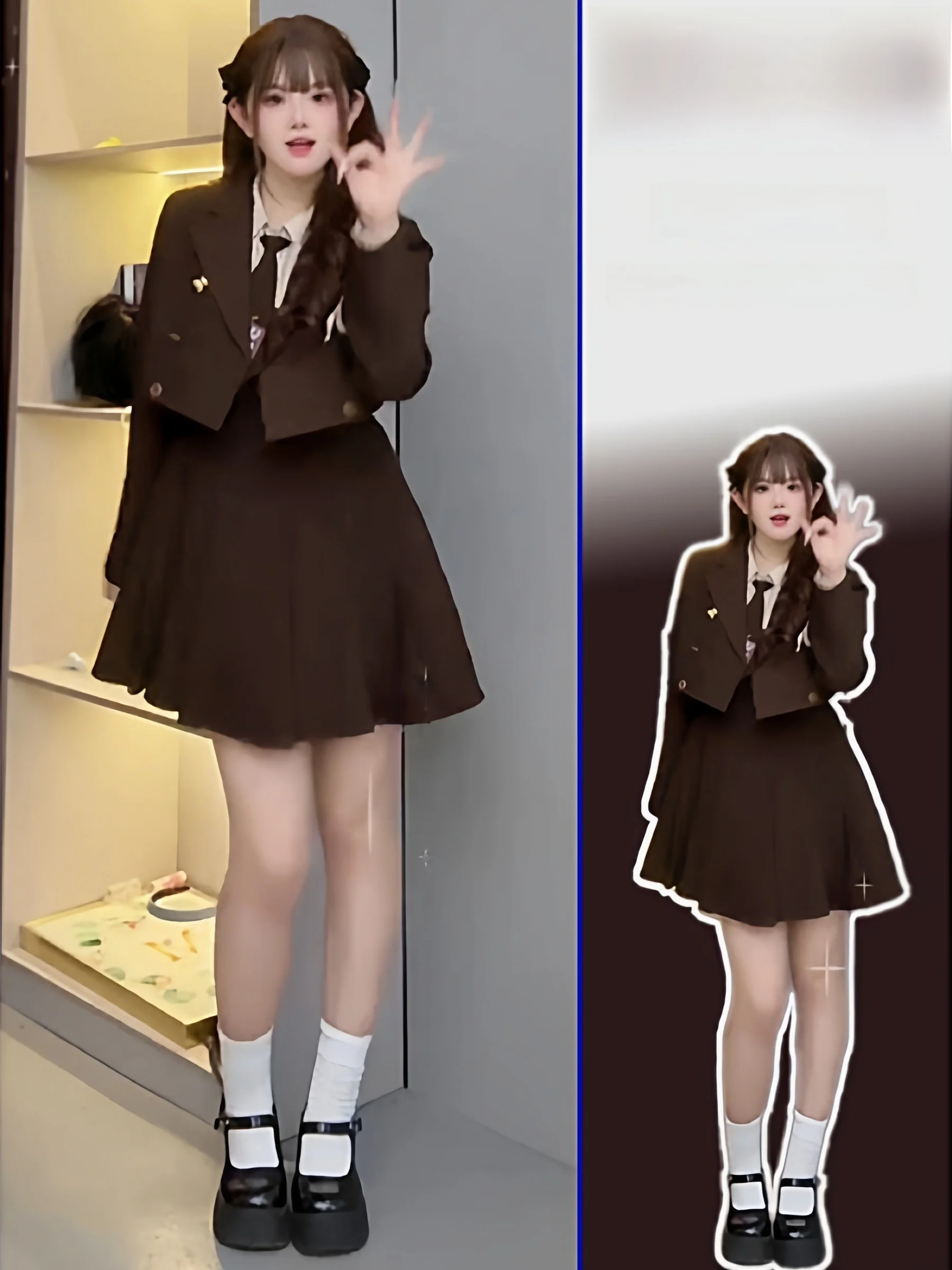 Spring Autumn plus Size Women's Collar Color Blo Dr Suit Set Casual High Waist ort Length French Sle Faion
Spring Autumn plus Size Women's Collar Color Blo Dr Suit Set Casual High Waist ort Length French Sle Faion