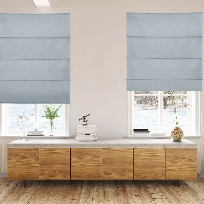 2026 Factory Made Smart Control Blackout Light Filtering Roman Blinds Window Shades with Nice Fold Fabric Roller Blinds
2026 Factory Made Smart Control Blackout Light Filtering Roman Blinds Window Shades with Nice Fold Fabric Roller Blinds