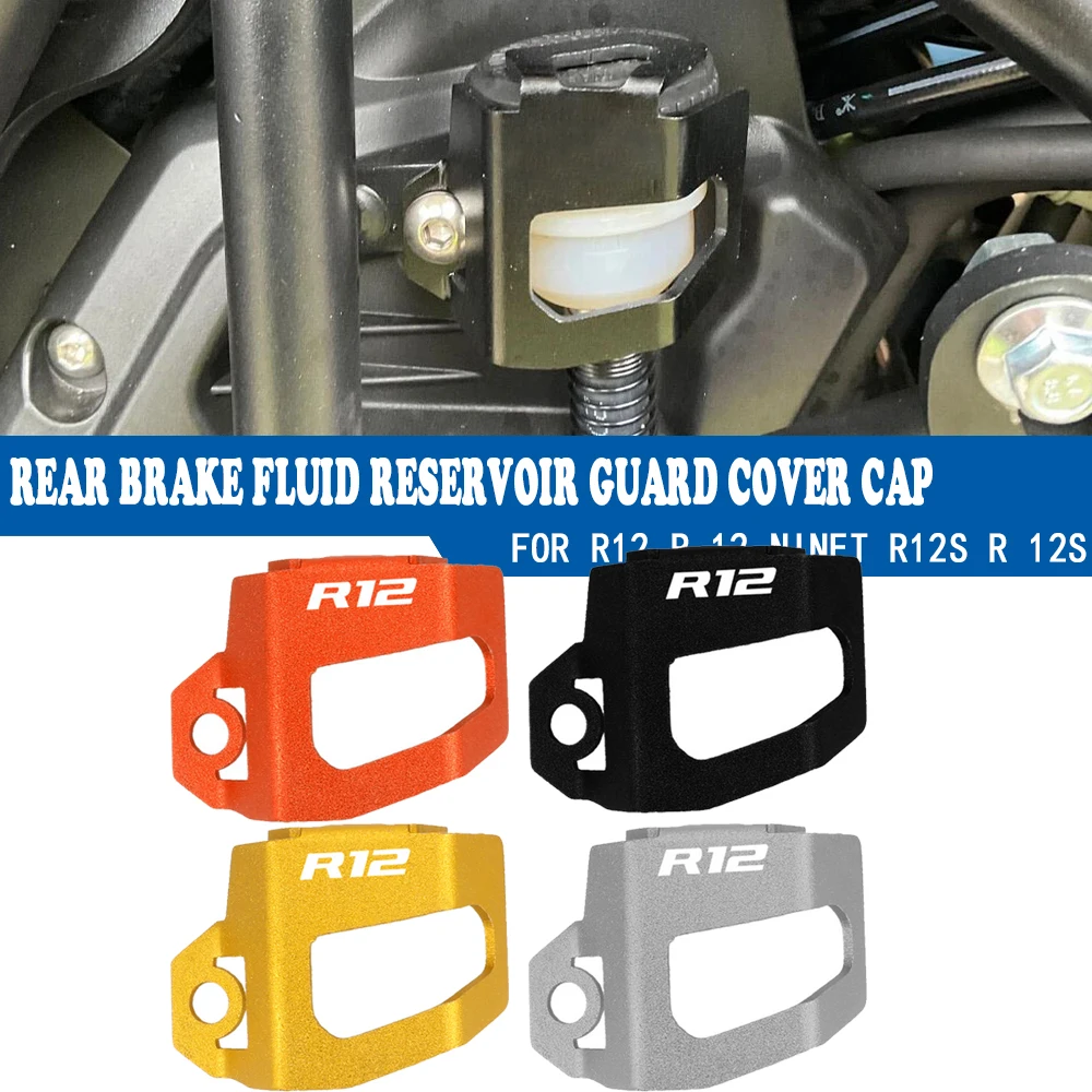 2026 Motorcycle Accessories Rear Brake Fluid Reservoir Cover Guard Cap Protector For BMW R12 R 12 NineT R12S R 12S 2024 2025
2026 Motorcycle Accessories Rear Brake Fluid Reservoir Cover Guard Cap Protector For BMW R12 R 12 NineT R12S R 12S 2024 2025
