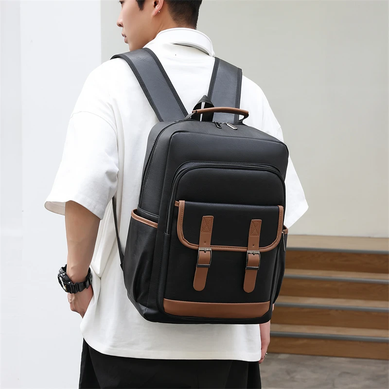 Мужская мода из искусственной кожи, новая бизнес-модель, рюкзак mochila mochila masculina, школьная сумка, рюкзак мужской 백팩 남성
Мужская мода из искусственной кожи, новая бизнес-модель, рюкзак mochila mochila masculina, школьная сумка, рюкзак мужской 백팩 남성