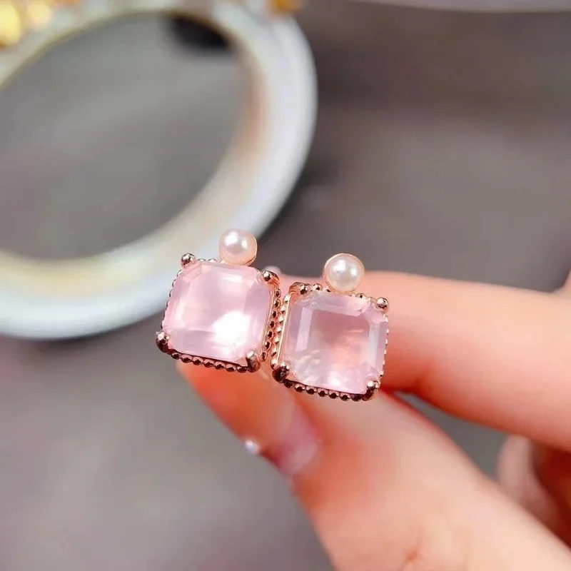 Серьги-капли из натурального кварца, большой драгоценный камень для вечеринки, 8*8 мм, ювелирные изделия из серебра 925 пробы, распродажа с бесплатной доставкой 
Серьги-капли из натурального кварца, большой драгоценный камень для вечеринки, 8*8 мм, ювелирные изделия из серебра 925 пробы, распродажа с бесплатной доставкой