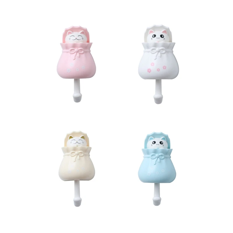 Wall Mounted Cartoon for Cat Hook Adhesive for Key Hat Coat Hanger for Home Bedroom Bathroom Towel Handbag
Wall Mounted Cartoon for Cat Hook Adhesive for Key Hat Coat Hanger for Home Bedroom Bathroom Towel Handbag