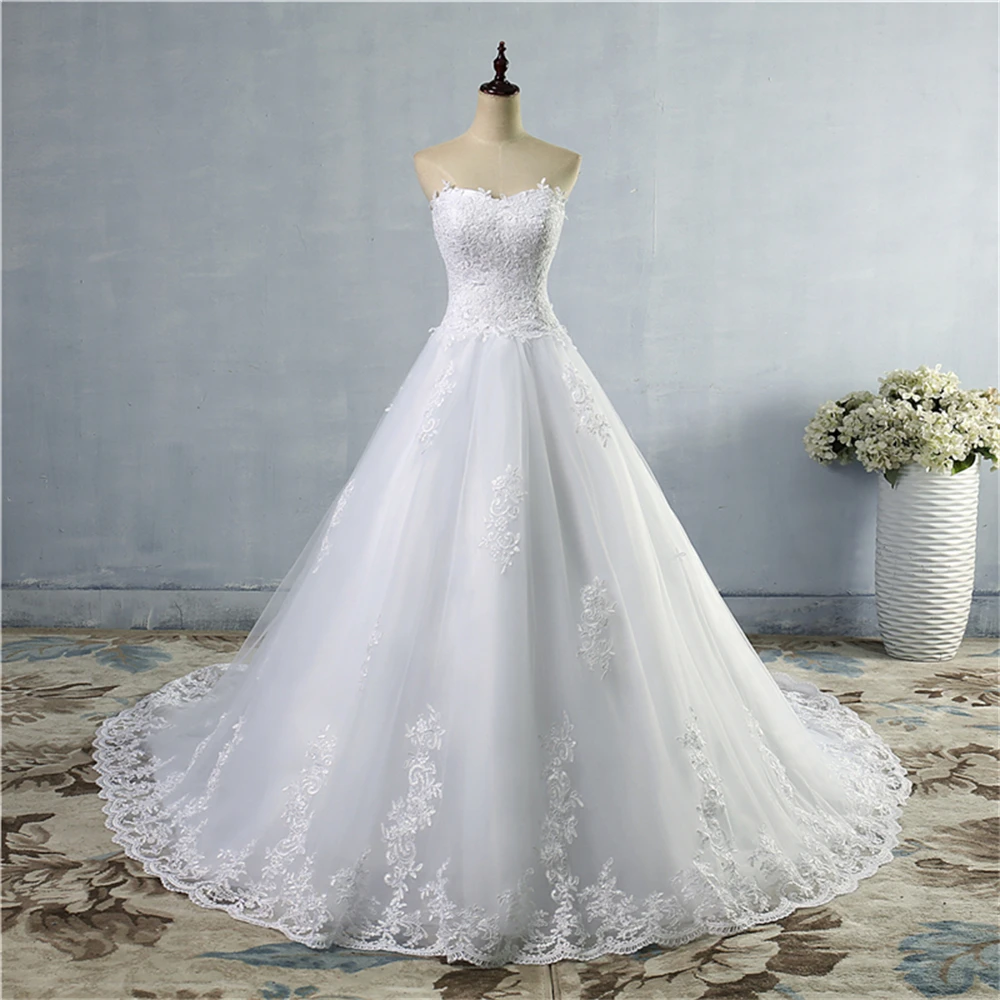 ZJ9059 White Ivory 2025 New Lace Bottom Wedding Dresses Bridal Dress With Big Train Gown Plus Size 2-26W
ZJ9059 White Ivory 2025 New Lace Bottom Wedding Dresses Bridal Dress With Big Train Gown Plus Size 2-26W