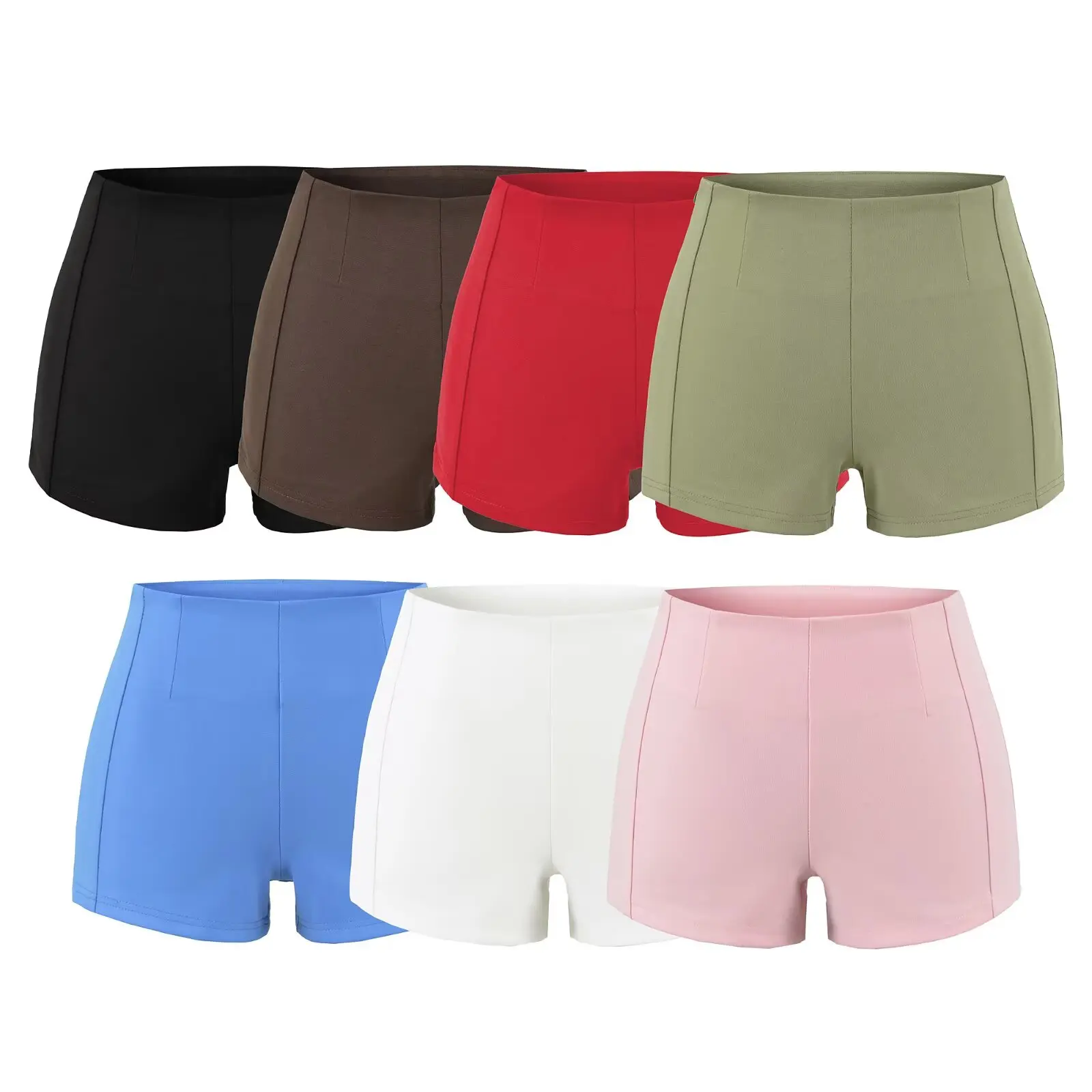 High Waist Bodycon Shorts Women's Casual Fashion Leg Lengthening Hot Pants Straight Leg Zipper High Waist Other Material Shorts
High Waist Bodycon Shorts Women's Casual Fashion Leg Lengthening Hot Pants Straight Leg Zipper High Waist Other Material Shorts