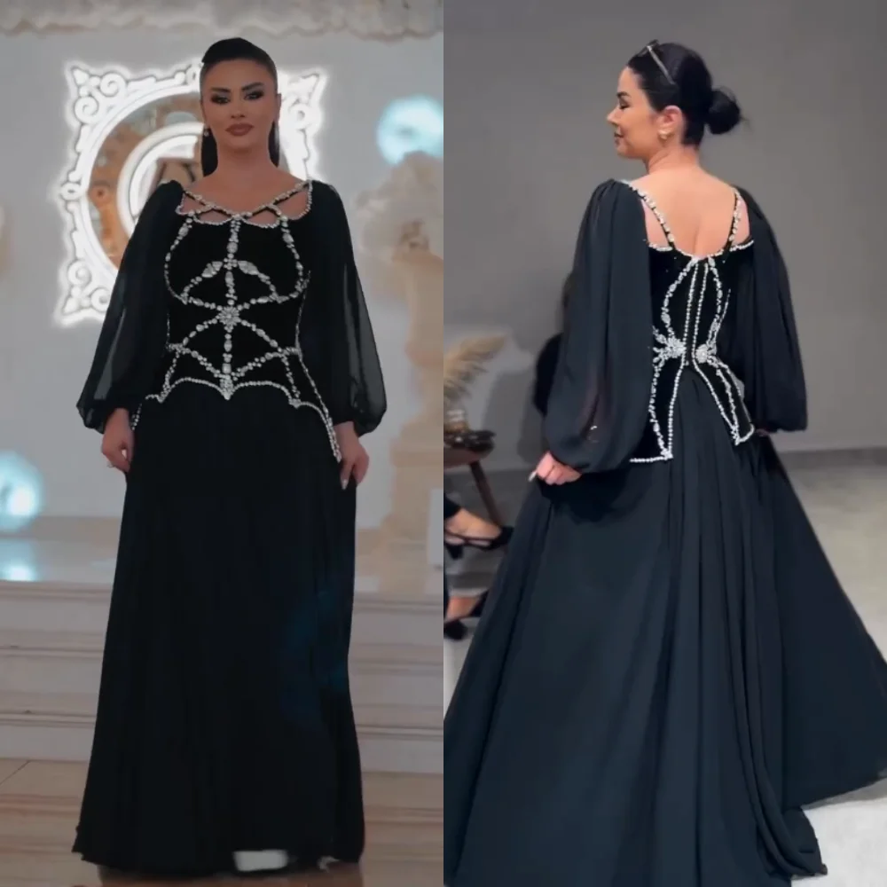 Customized Chiffon Rhinestone V-neck A-line Long Dresses Sparkle Bespoke Occasion Women Luxury Evening Party Gown Elegant Formal
Customized Chiffon Rhinestone V-neck A-line Long Dresses Sparkle Bespoke Occasion Women Luxury Evening Party Gown Elegant Formal