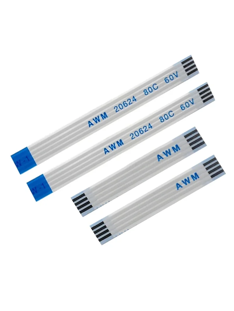 5PCS Flat Flexible Cable FFC FPC AWM 20624 80C 60V VW-1 Multiple Pin Sizes FFC-0.5MM to 54MM for Electronic Components
5PCS Flat Flexible Cable FFC FPC AWM 20624 80C 60V VW-1 Multiple Pin Sizes FFC-0.5MM to 54MM for Electronic Components
