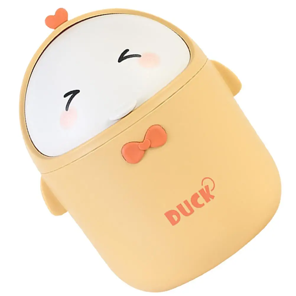 Simple Cute Cartoon Internet Celebrity Duckling Office Desktop Trash Can Mini Paper Basket Pink Garbage Bags Small Bin Pp
Simple Cute Cartoon Internet Celebrity Duckling Office Desktop Trash Can Mini Paper Basket Pink Garbage Bags Small Bin Pp