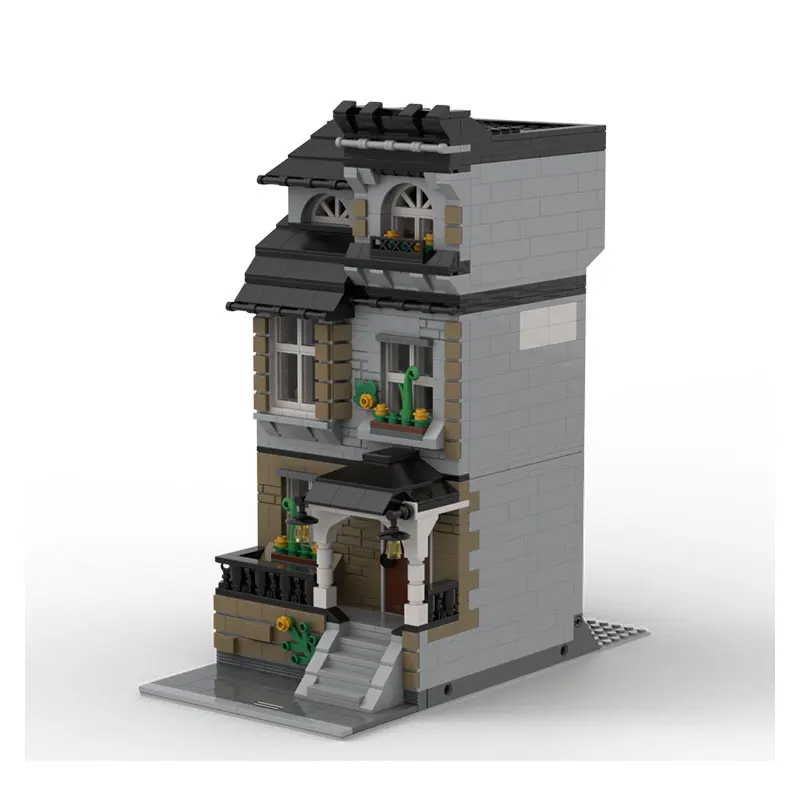 MOC European-Style Retro Townhouse Apartment – Small-Particle Building Block Architectural Model Toy (1462 Pieces) – Gift
MOC European-Style Retro Townhouse Apartment – Small-Particle Building Block Architectural Model Toy (1462 Pieces) – Gift
