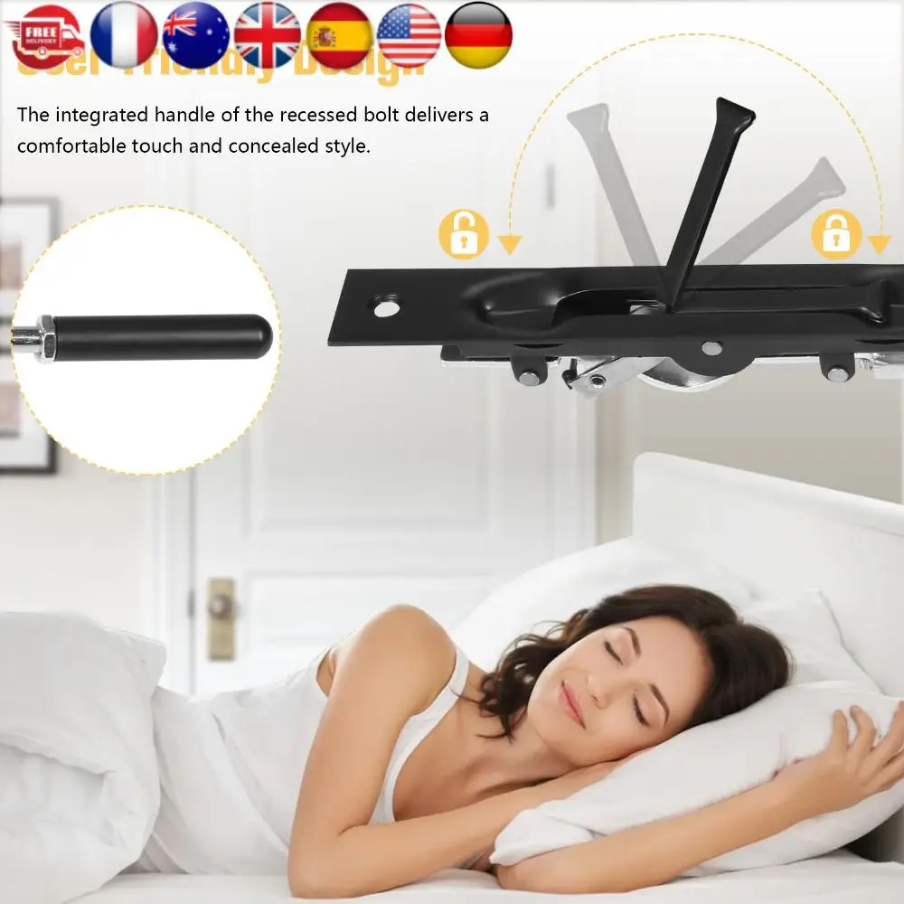 10Pcs Hidden Secure Door Lock with Rod Emergency Door Escape Door Lock 10In for Composite Doors/Wood Doors/Double Doors
10Pcs Hidden Secure Door Lock with Rod Emergency Door Escape Door Lock 10In for Composite Doors/Wood Doors/Double Doors