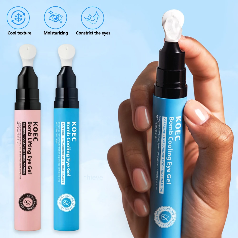 Caffeine Refreshing Eye Gel for Reducing Dark Cicles and Eye Bags Aqua Cooling Eye Massager Instant Eye Repair Serum Stick
Caffeine Refreshing Eye Gel for Reducing Dark Cicles and Eye Bags Aqua Cooling Eye Massager Instant Eye Repair Serum Stick