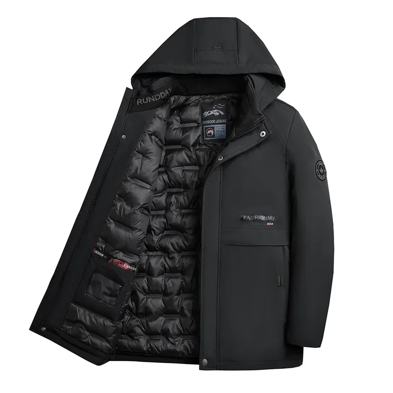 2023 Winter New Men's Jacket Parkas Windbreaker Solid Loose Thick Windproof Long Coat Men Hooded Long Parka Windbreaker Outwear
2023 Winter New Men's Jacket Parkas Windbreaker Solid Loose Thick Windproof Long Coat Men Hooded Long Parka Windbreaker Outwear