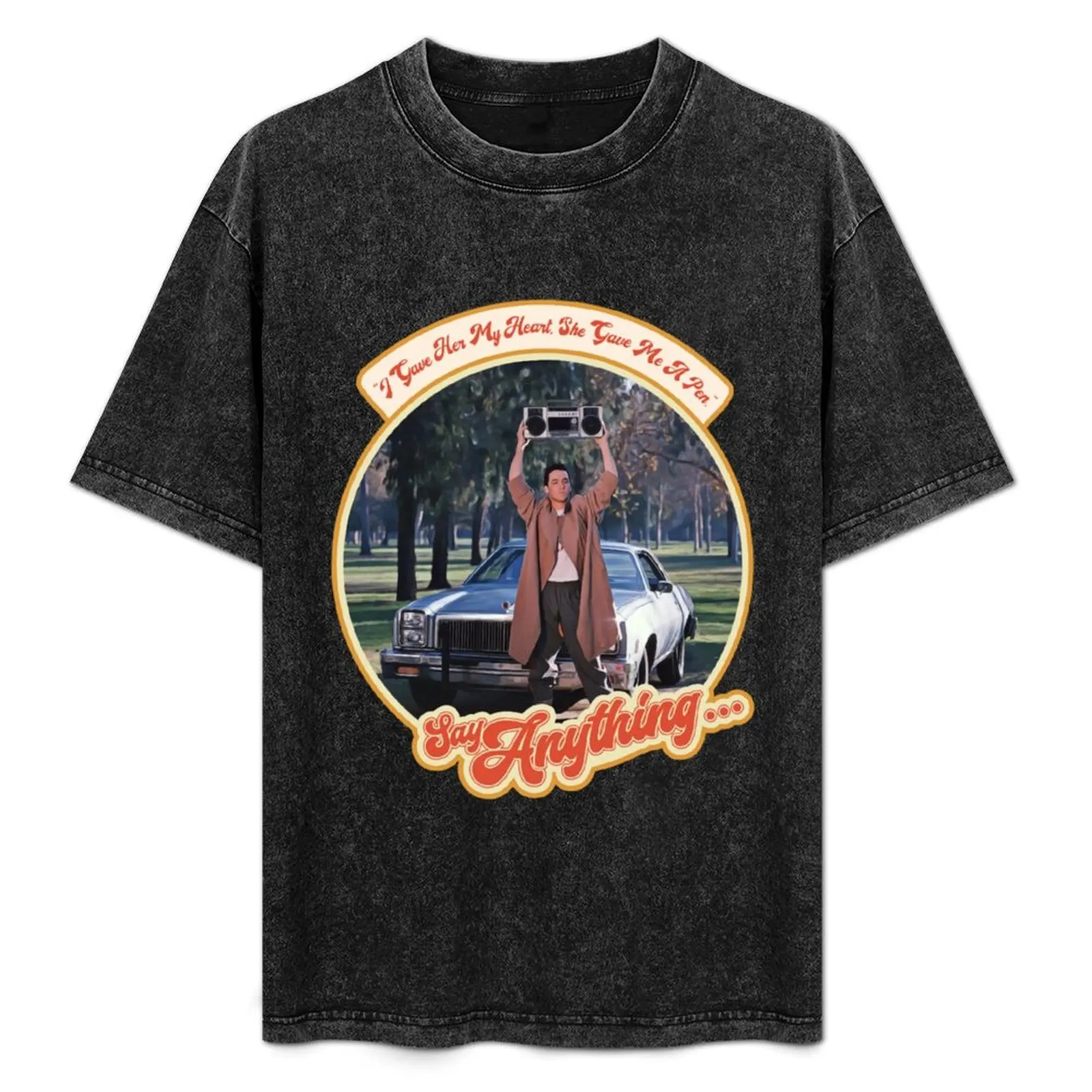 Say Anything John Cusack T-Shirt Large Size Casual Short Sleeve Top
Say Anything John Cusack T-Shirt Large Size Casual Short Sleeve Top