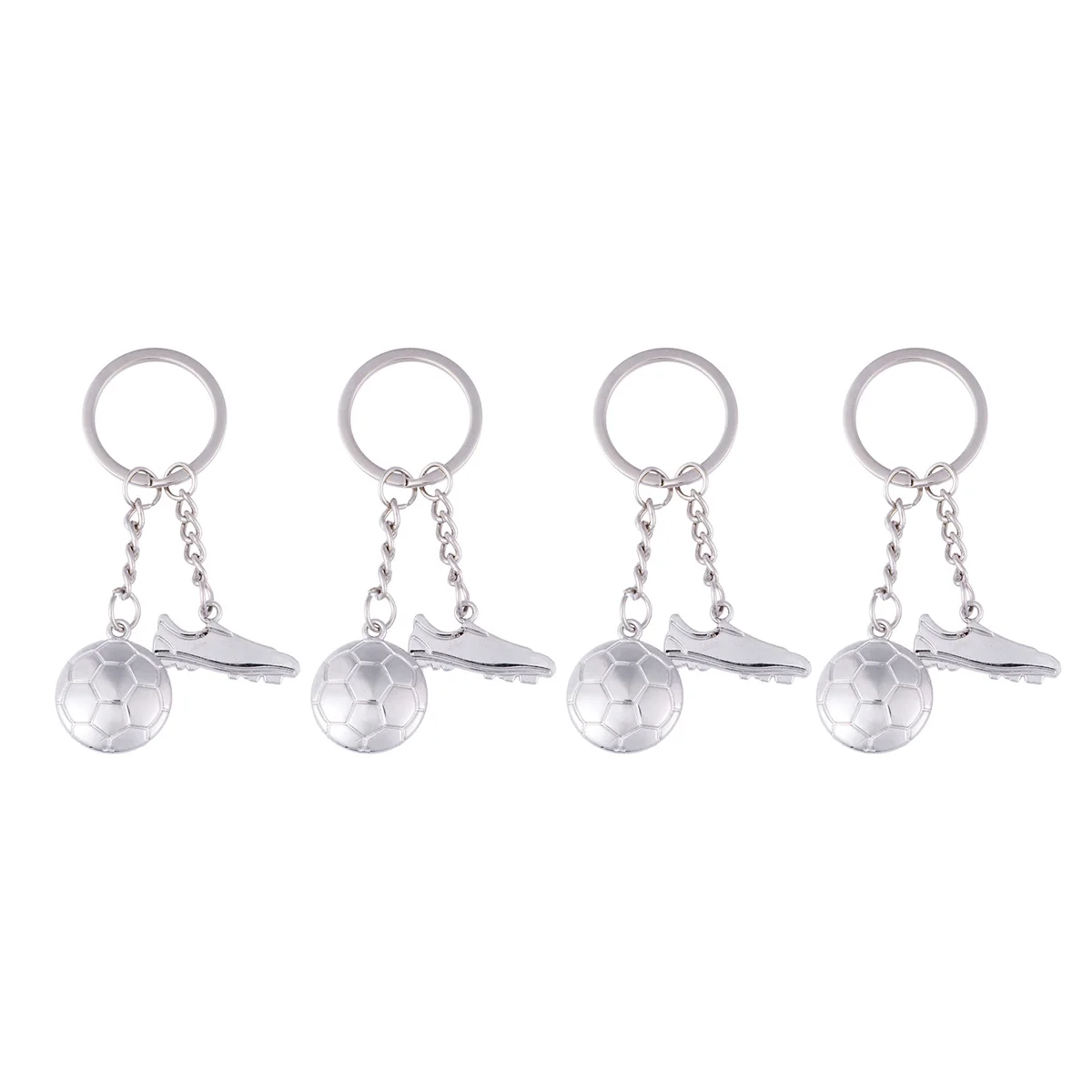 4 Pcs Metal Soccer Key Chains Gifts Sports Keychains Football Keychains for Bag Car Pendant Team Souvenirs
4 Pcs Metal Soccer Key Chains Gifts Sports Keychains Football Keychains for Bag Car Pendant Team Souvenirs