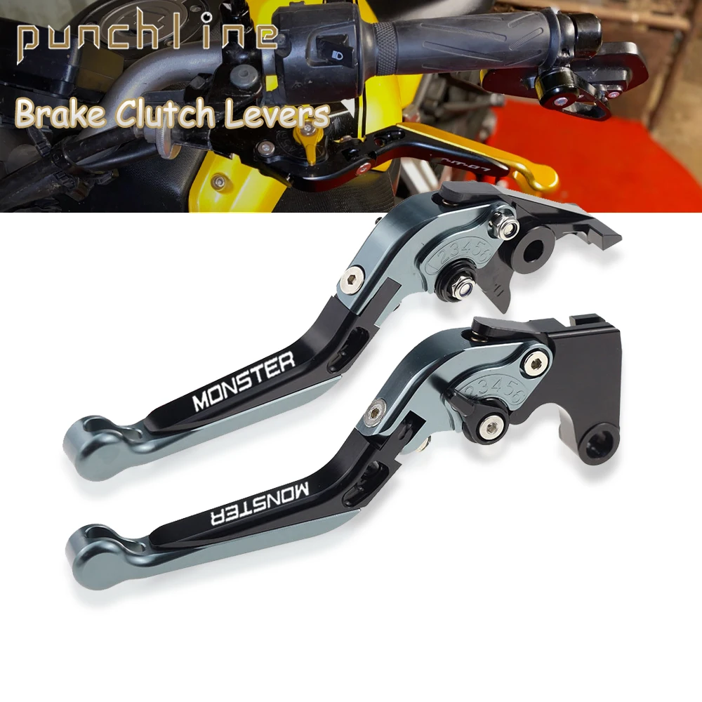 Fit MONSTER 1200 S / R 14-22 Clutch Levers For M1100/S/EVO MONSTER 09-13 MONSTER S4R/S4RS 07-08 Folding Extendable Brake Handles
Fit MONSTER 1200 S / R 14-22 Clutch Levers For M1100/S/EVO MONSTER 09-13 MONSTER S4R/S4RS 07-08 Folding Extendable Brake Handles