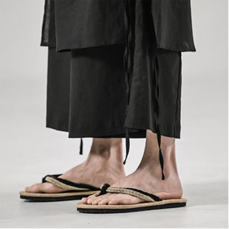 Traditional Chinese Clothing Men Cotton Linen Wide Leg Pants Streetwear Elastic Waist Bottoms Irregular Skirts Harajuku Trousers
Traditional Chinese Clothing Men Cotton Linen Wide Leg Pants Streetwear Elastic Waist Bottoms Irregular Skirts Harajuku Trousers