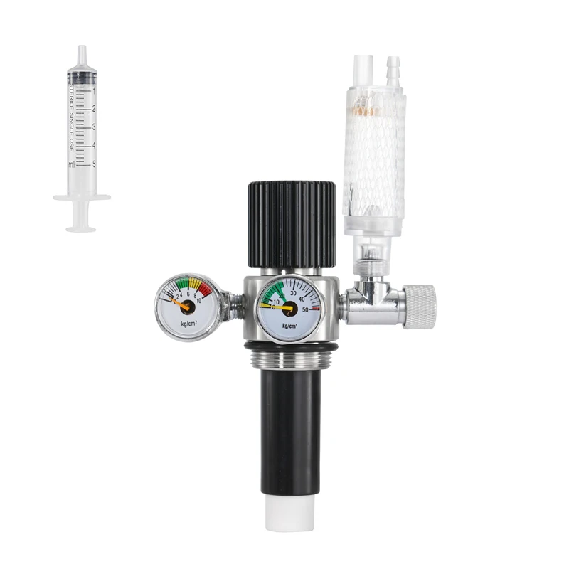 CO2 Generator Filter Double Meter Stainless Steel Valve Aquarium Fish Tank CO2 Control Carbon Fiber Filter Element Accessories
CO2 Generator Filter Double Meter Stainless Steel Valve Aquarium Fish Tank CO2 Control Carbon Fiber Filter Element Accessories