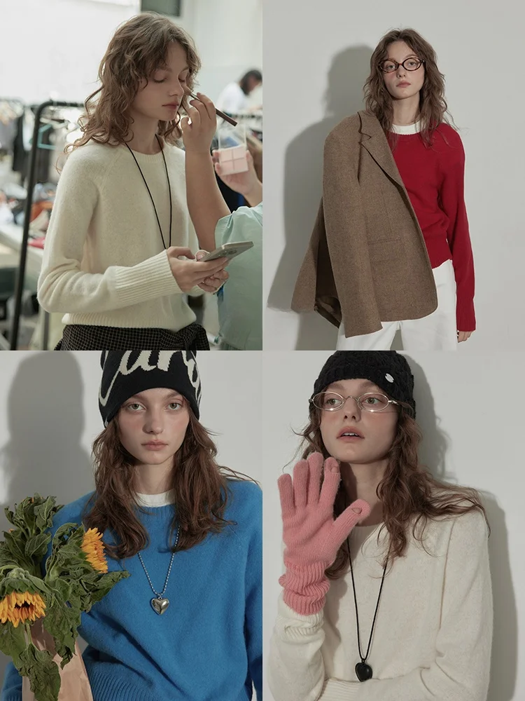 Relez Basic 00 Woolen Women's Sweater Versatile Skin-friendly Casual Knitted Top for Autumn New Sle Commute Wind
Relez Basic 00 Woolen Women's Sweater Versatile Skin-friendly Casual Knitted Top for Autumn New Sle Commute Wind