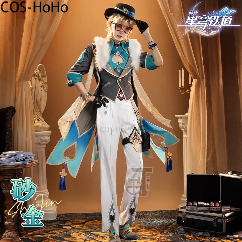 COS-HoHo Honkai: Star Rail Aventurine Game Suit Gorgeous Handsome Uniform Cosplay Costume Halloween Carnival Party Outfit Men
COS-HoHo Honkai: Star Rail Aventurine Game Suit Gorgeous Handsome Uniform Cosplay Costume Halloween Carnival Party Outfit Men