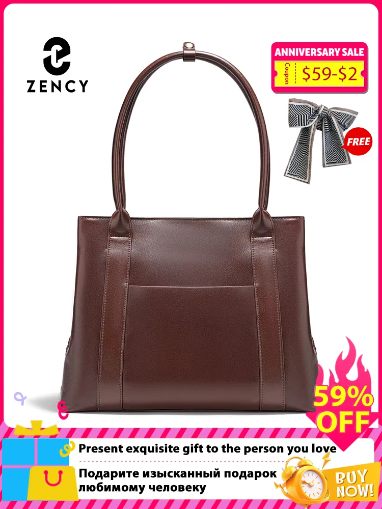 Zency Women's Genuine Leather Shopper Bag Designer Shoulder Bags Handbag Large Capacity Shopping Bag Tote Bolso De Mujer 2026
Zency Women's Genuine Leather Shopper Bag Designer Shoulder Bags Handbag Large Capacity Shopping Bag Tote Bolso De Mujer 2026