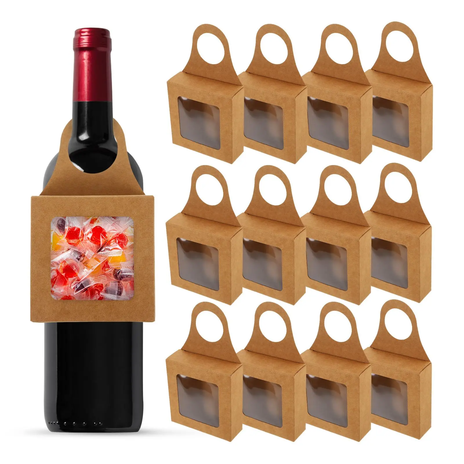 20PCS Paper Hook Boxes 9x3x9cm Window Design Gift Packaging Hanging Decorative Storage Case Bottle Box
20PCS Paper Hook Boxes 9x3x9cm Window Design Gift Packaging Hanging Decorative Storage Case Bottle Box