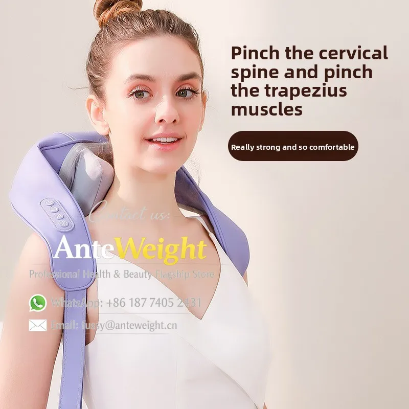 Neck & Shoulder Massager with Heat, Kneading Shiatsu for Trapezius & Cervical | Portable Lightweight Massage Wrap
Neck & Shoulder Massager with Heat, Kneading Shiatsu for Trapezius & Cervical | Portable Lightweight Massage Wrap