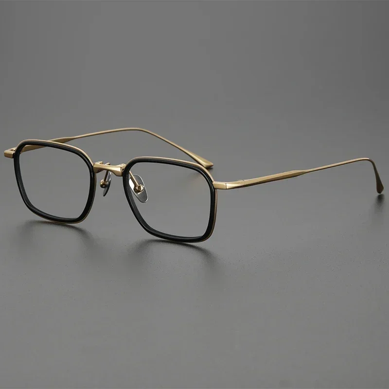 High Quality Pure Titanium Eyeglass Frame for Men Retro Square Design Optical Glasses Women Myopia Reading Prescription Eyeglass
High Quality Pure Titanium Eyeglass Frame for Men Retro Square Design Optical Glasses Women Myopia Reading Prescription Eyeglass