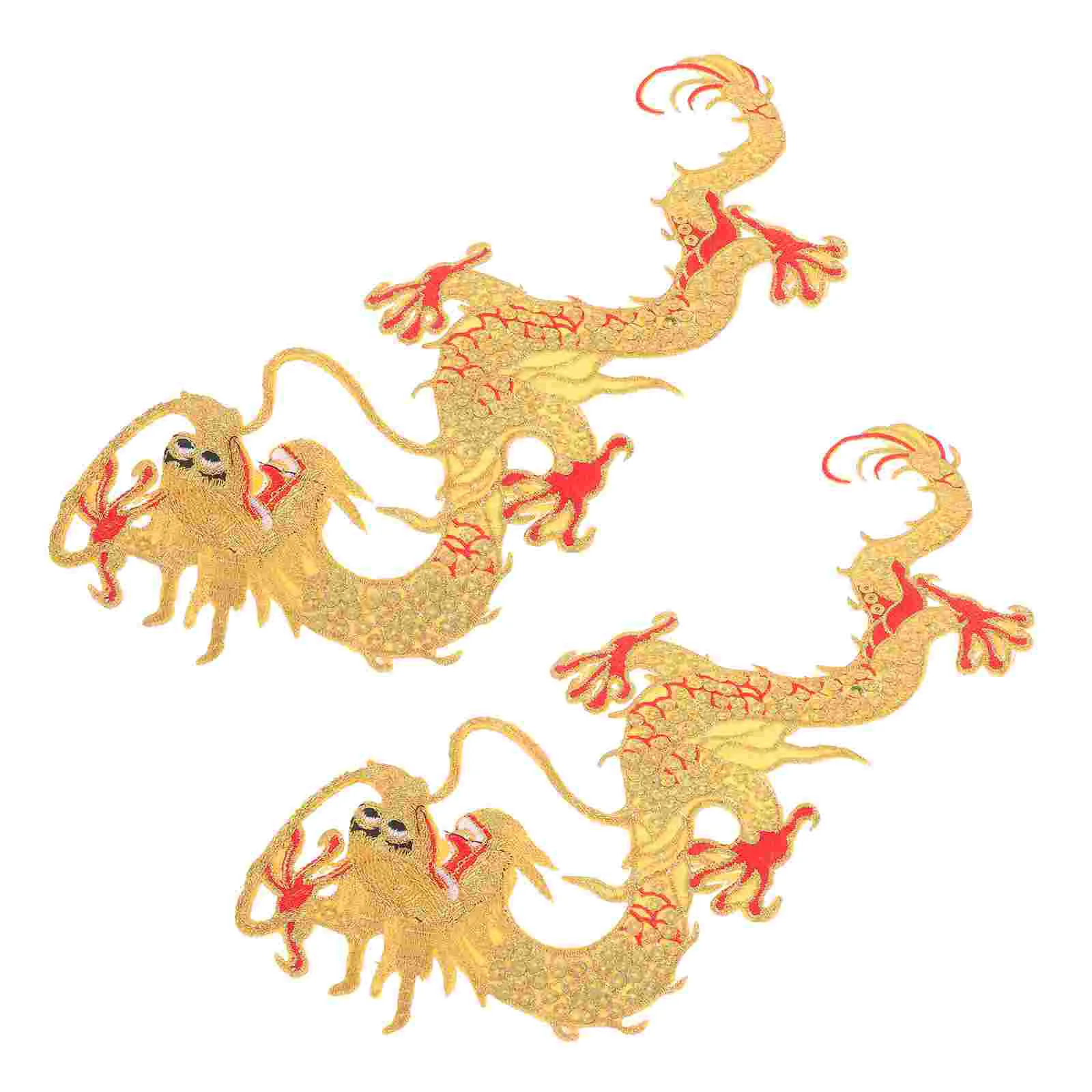 2 Pcs Nail Stickers Dragon Embroidery Patches for Clothes Decorate Sew Embroidered
2 Pcs Nail Stickers Dragon Embroidery Patches for Clothes Decorate Sew Embroidered