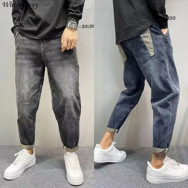 Jeans Men's Vintage Loose Harlan Pants Streetwear Patch Casual Splicing Harlan Trousers Autumn Winter Pockets Baggy Hosen
Jeans Men's Vintage Loose Harlan Pants Streetwear Patch Casual Splicing Harlan Trousers Autumn Winter Pockets Baggy Hosen