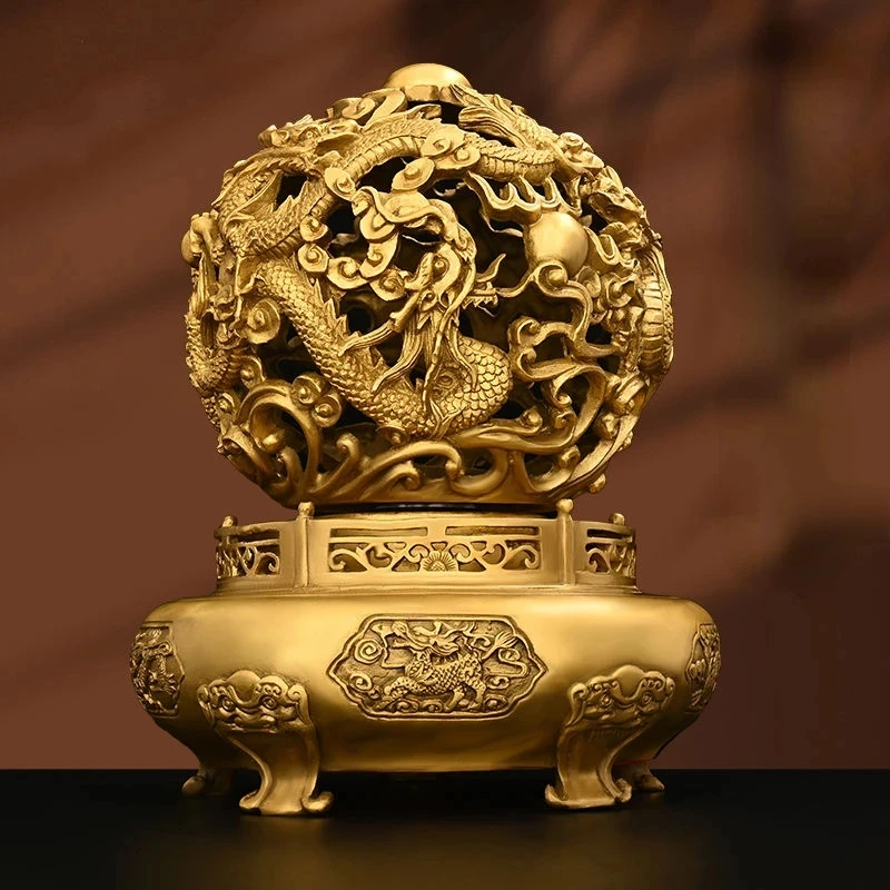15cm Upscale Antique Brass Chinese Tripod Crafts Dragon Mascot Feng Shui Decoration Ornaments Desk Accessories Decor Gift
15cm Upscale Antique Brass Chinese Tripod Crafts Dragon Mascot Feng Shui Decoration Ornaments Desk Accessories Decor Gift