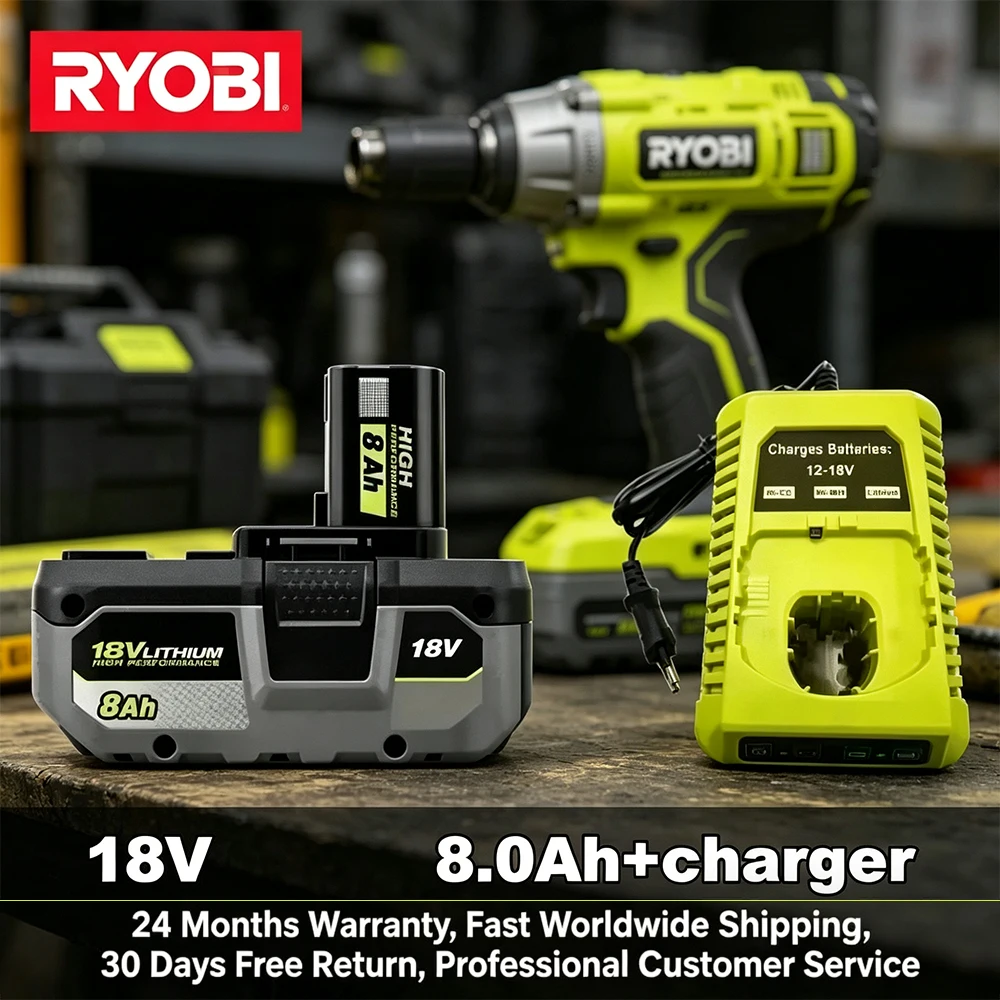 Love Building, Fixing, Creating RYOBI 18V 4.0/6.0/8.0Ah Genuine Battery – One Battery Powers All Your DIY Tools, Non-Stop
Love Building, Fixing, Creating RYOBI 18V 4.0/6.0/8.0Ah Genuine Battery – One Battery Powers All Your DIY Tools, Non-Stop