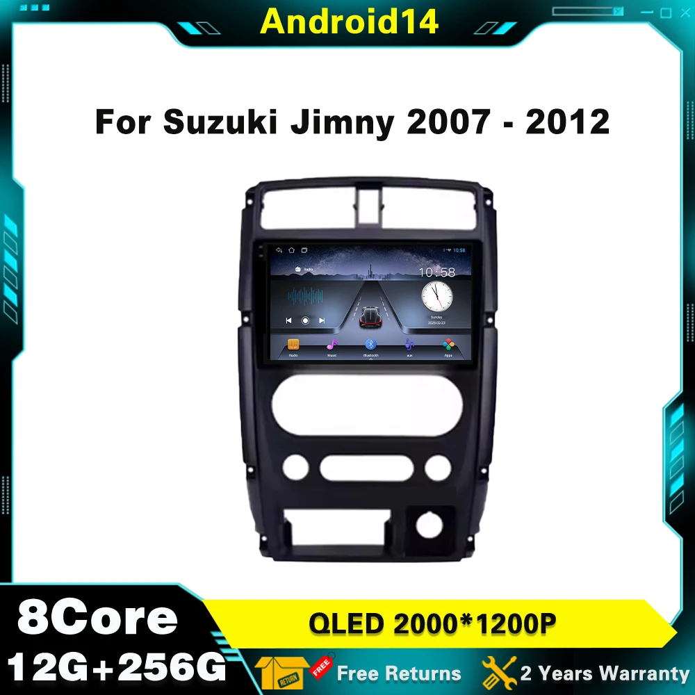 Car Radio For Suzuki Jimny 2007 - 2012 Car Radio Multimedia Navigator Head Unit GPS wifi Stero 2DIN autoradio 2din Android14
Car Radio For Suzuki Jimny 2007 - 2012 Car Radio Multimedia Navigator Head Unit GPS wifi Stero 2DIN autoradio 2din Android14