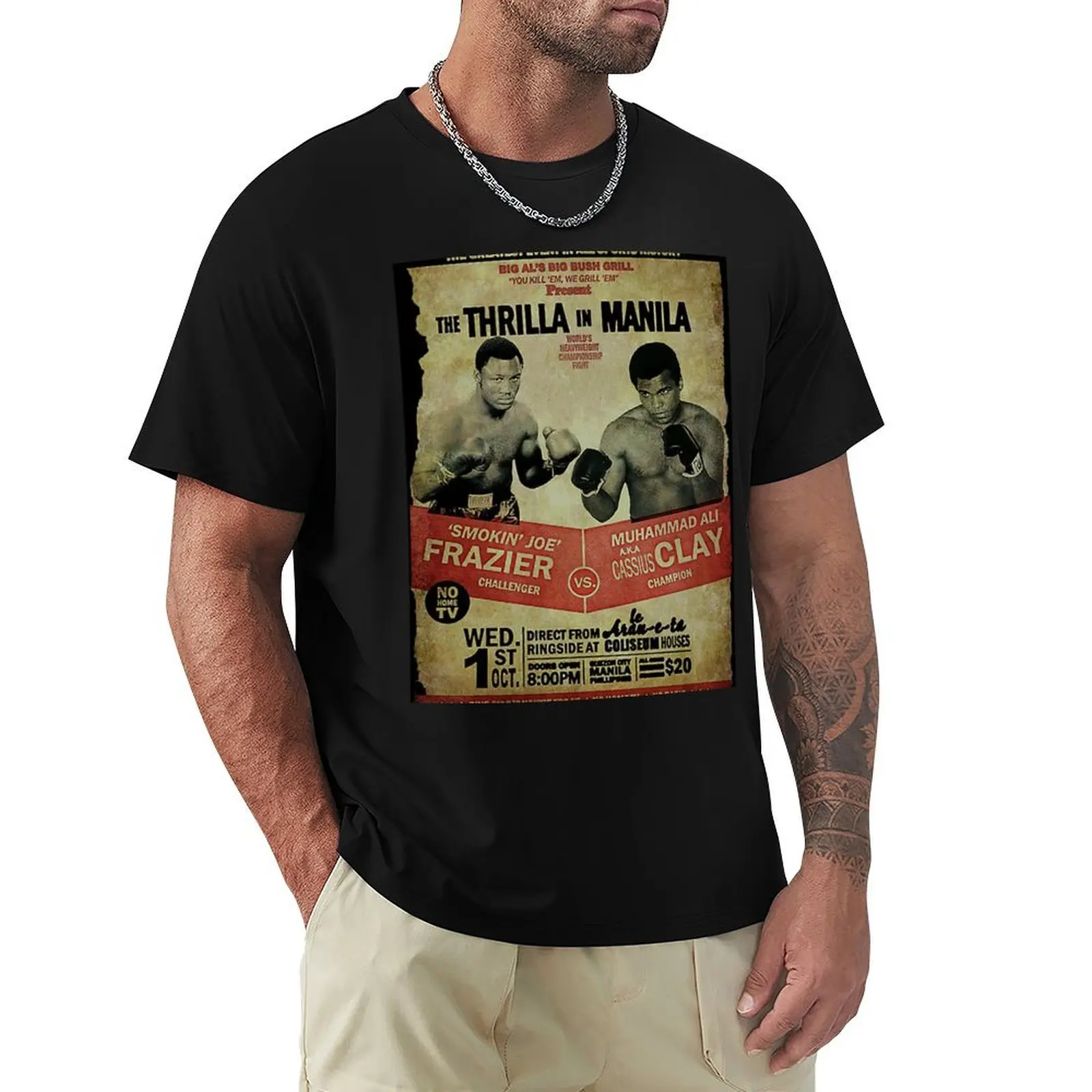 THRILLA IN MANILA T-Shirt Lightweight Running Sports T-Shirt
THRILLA IN MANILA T-Shirt Lightweight Running Sports T-Shirt